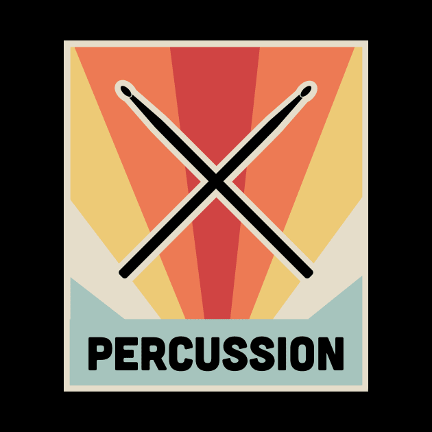 PERCUSSION | Vintage Marching Band Percussion Drum Sticks by MeatMan