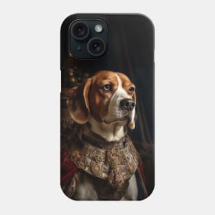 Distinguished Beagle - Medieval English King Phone Case