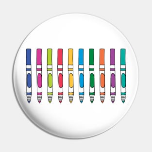 Colorful Marker Set Pin