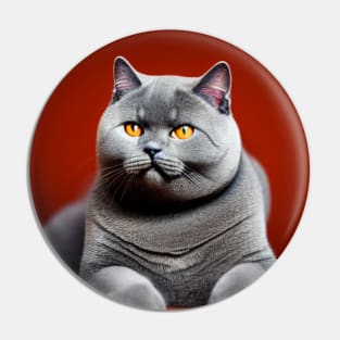 British Shorthair Cat Pin