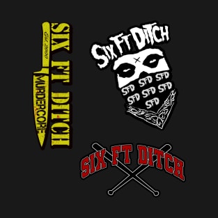 SIX FT DITCH - STICKER PACK T-Shirt