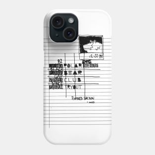 Bipolar Doodle Black Phone Case