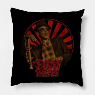 Retro Vintage Classic Tom Waits Pillow