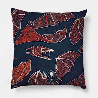 Corona scary halloween bat Pillow