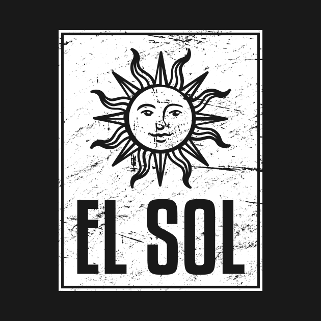 El Sol | Loteria Mexican Tarot Card by MeatMan