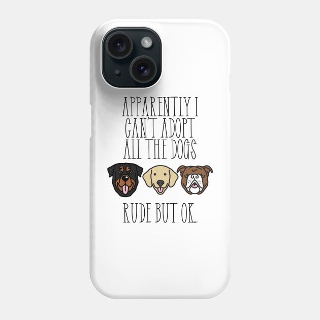 All the Dogs Phone Case by AuntPuppy