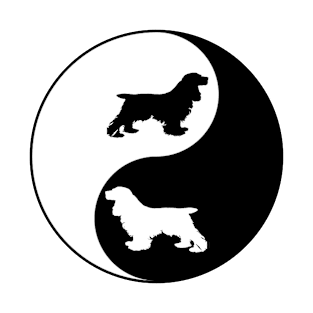 Yin Yang Cocker Spaniel T-Shirt