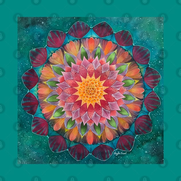 Green Mandala by amyliafaizalart