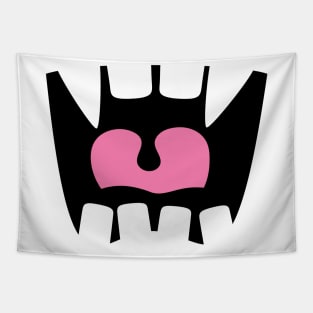 FUNNY FACE MASK Tapestry