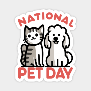 Celebrate National Pet Day with Adorable Pals Magnet