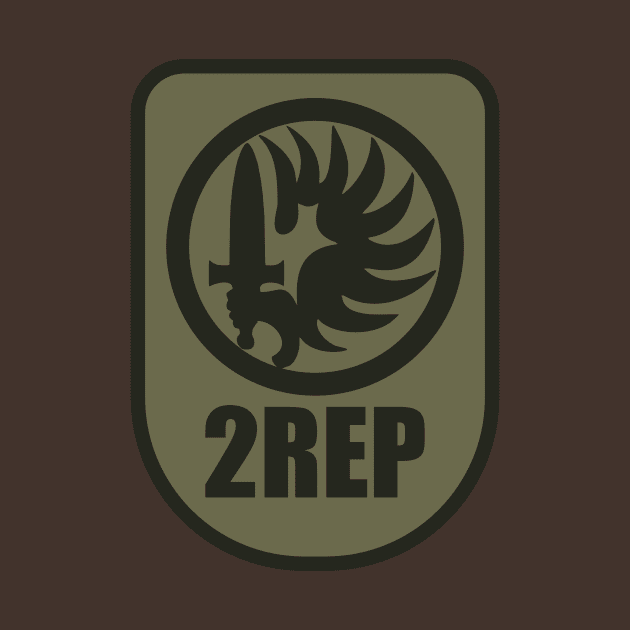 2 REP Foreign Legion Patch (subdued) by Firemission45