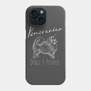 Pomeranian - Dogs > People Phone Case