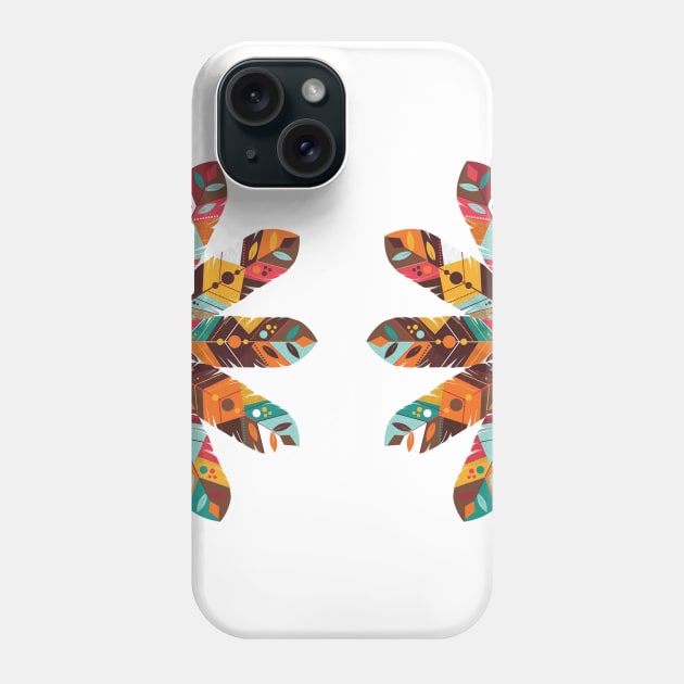 Indian Feather Phone Case by maxha