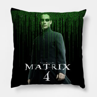 Resurrections Matrix 4 Mens Neo Shirt Neo, Morpheus and Trinity Keanu Reeves Pillow