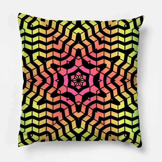 Cosmic Colors Pillow by SartorisArt1
