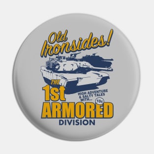 1st Armored Division Pin