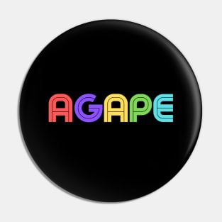 Agape - God's Unconditional Love Pin