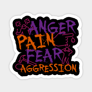 Anger Pain, Fear & Aggression Magnet