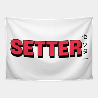 Setter Volleyball Tapestry