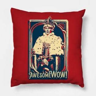 funny king of hamilton hope art Pillow