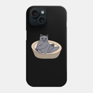 Gray Cat Phone Case