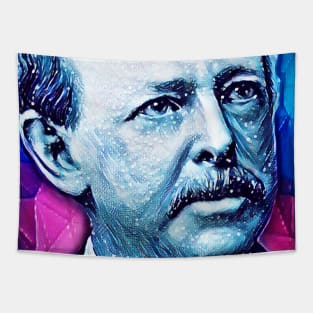 Horatio Alger Snowy Portrait | Horatio Alger Artwork 4 Tapestry