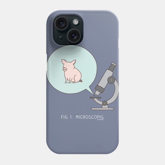 microscopig Phone Case by milkyprint