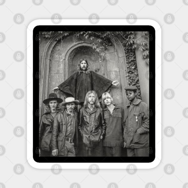 Allman Brothers  / Vintage Photo Style Magnet by Mieren Artwork 