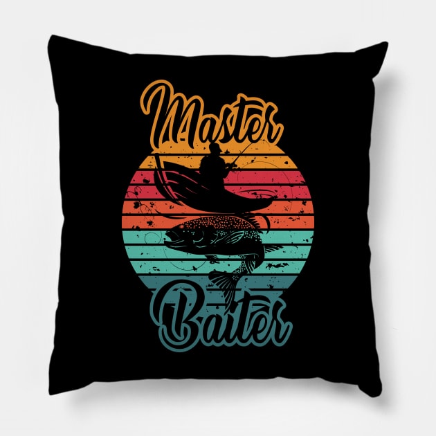 Master Baiter Fishing Pillow by wildbot