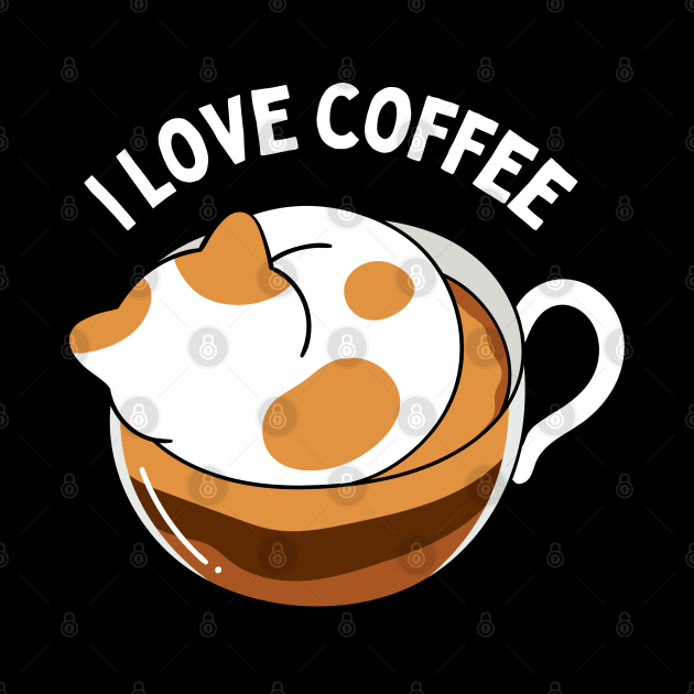 In need of coffee lover coffee addict Funny tired exhausted kitty by BoogieCreates