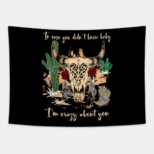 Retro Baby I'm Crazy About You Women Men Tapestry