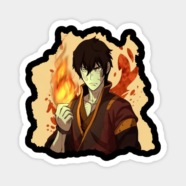ZUKO THE LAST AIRBENDER Magnet by Pixy Official
