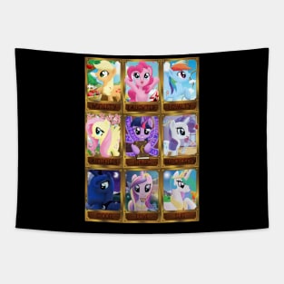 The Pony Elements - 80s toys Tapestry