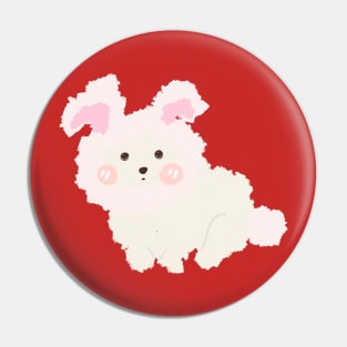 Bunny Puppy Pin