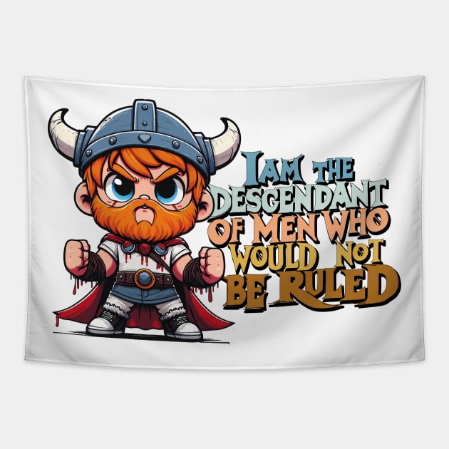 Viking Blood Runs in Your Veins Tapestry by Cutetopia