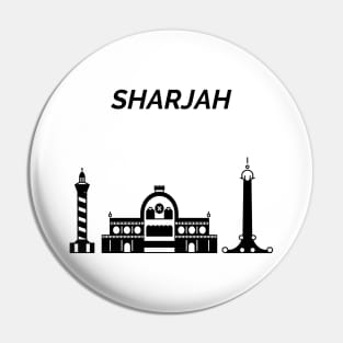 Sharjah City in the United Arab Emirates Pin