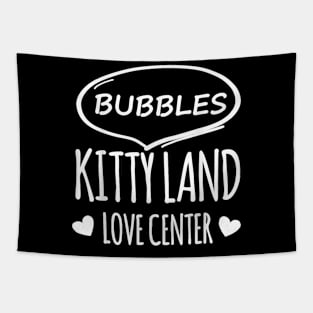 Cat S Bubbles Kitty Land Love Center Tapestry