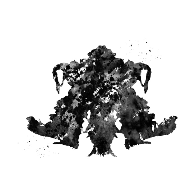 Rorschach inkblot test by erzebeth