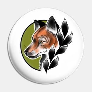 Fox head Pin