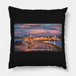 Nessebar old town in Bulgaria Pillow