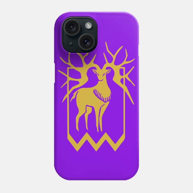 Golden Deer Emblem Phone Case by yunnasyarina