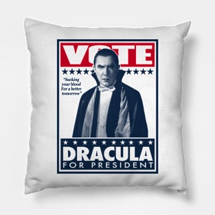 VOTE DRACULA! Pillow