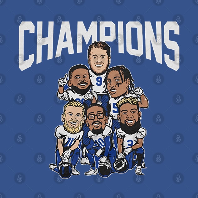 Von Miller Champs Caricatures by Chunta_Design