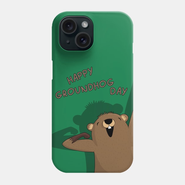 Groundhog day Phone Case by valentinahramov