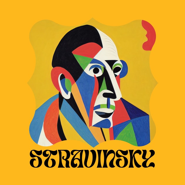 Igor Stravinsky by Cryptilian