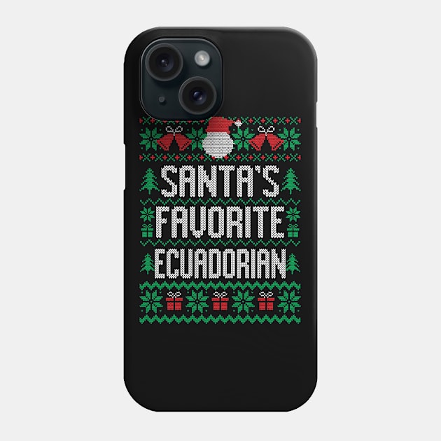 Santa's Favorite Ecuadorian Phone Case by Saulene