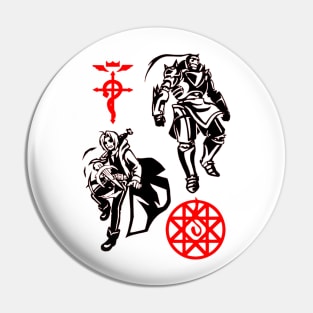 Fullmetal Alchemist Edward and Alphonse Elric Pin