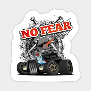 No Fear - MPH - Hot Rods Magnet