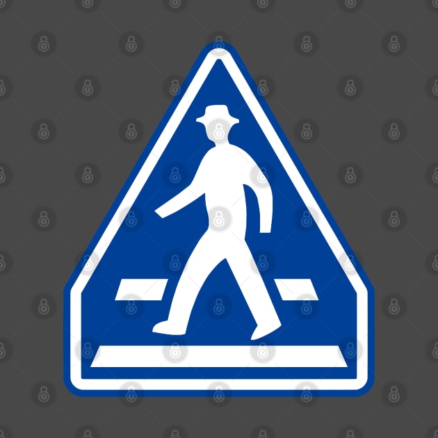 Japanese Pedestrian Crossing Sign by MrK Shirts