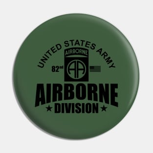 82nd Airborne Division (subdued) Pin